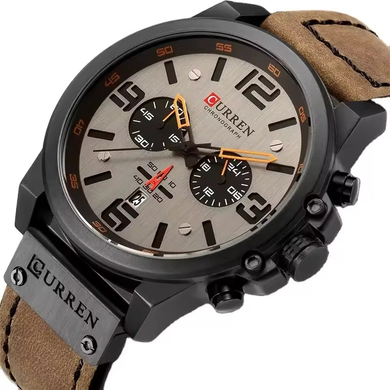 Reloj CURREN Marron Para Hombre