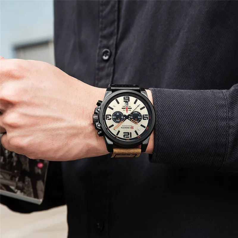 Reloj CURREN Marron Para Hombre