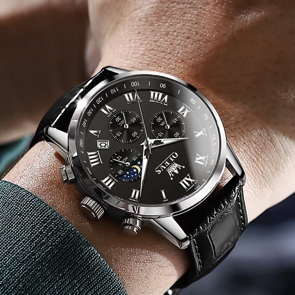 Reloj OLEVS 5529 CUERO