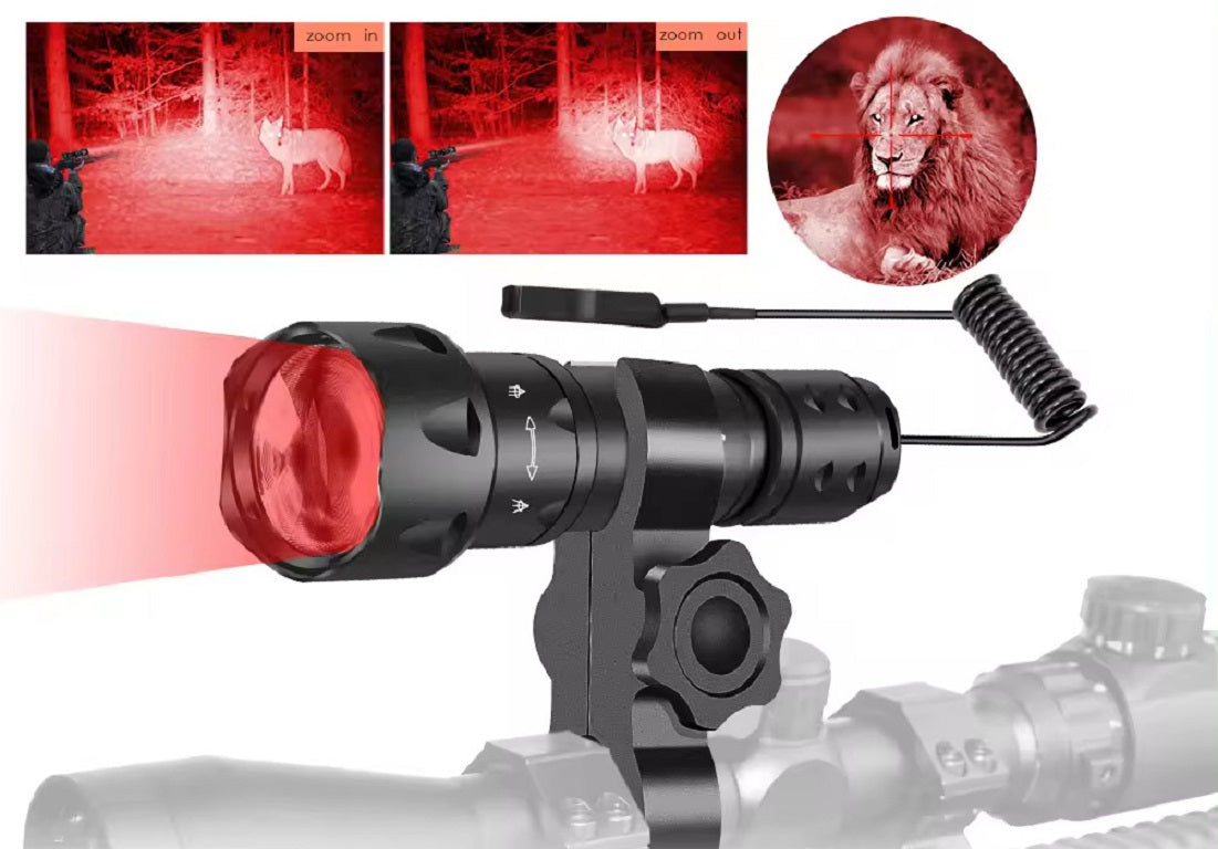 Linterna de Luz Roja Para Caza