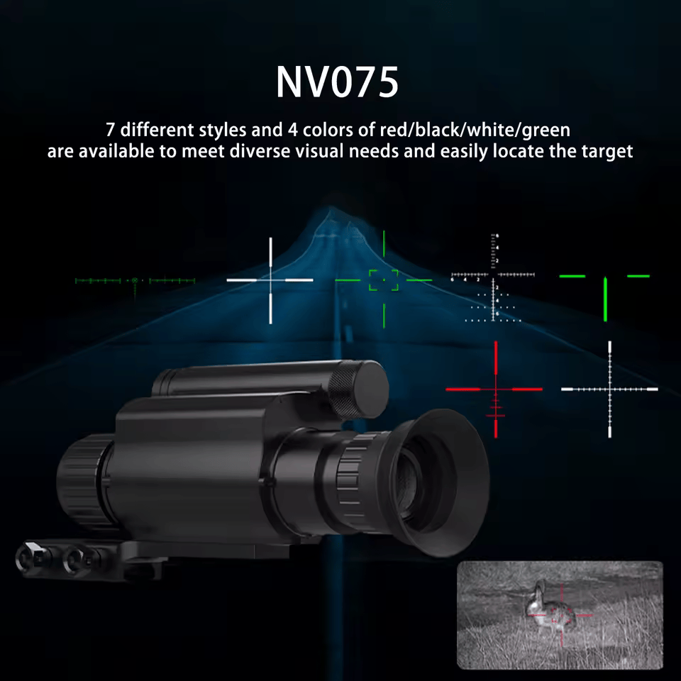 Mira Telescopica de Vision Nocturna NV075 HD