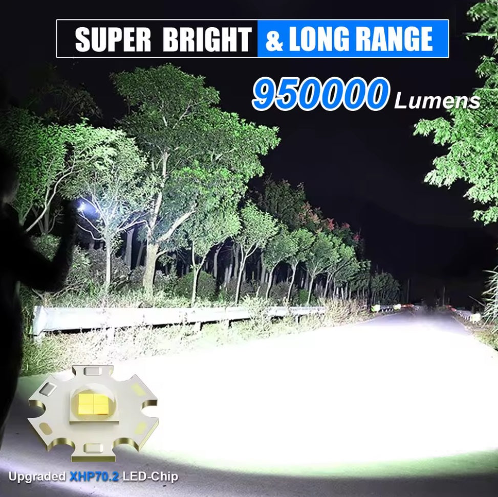 Linterna Táctica Potente Recargable