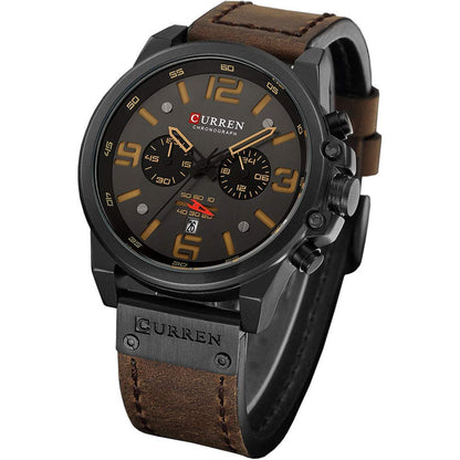 Reloj CURREN Negro Para Hombre