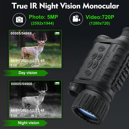 Monocular de Visión Nocturna Profesional Bestguarder WG-50