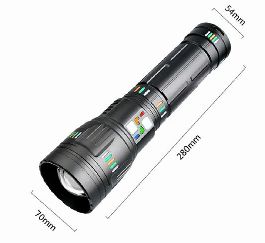 Linterna Profesional Zoom 22000mAh Funcion PowerBank