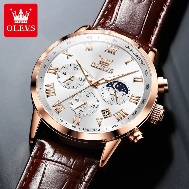 Reloj OLEVS 5529 CUERO
