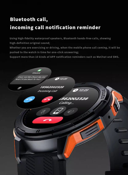 Smartwatch Militar C25 con Pantalla AMOLED