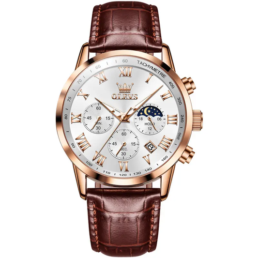 Reloj OLEVS 5529 CUERO