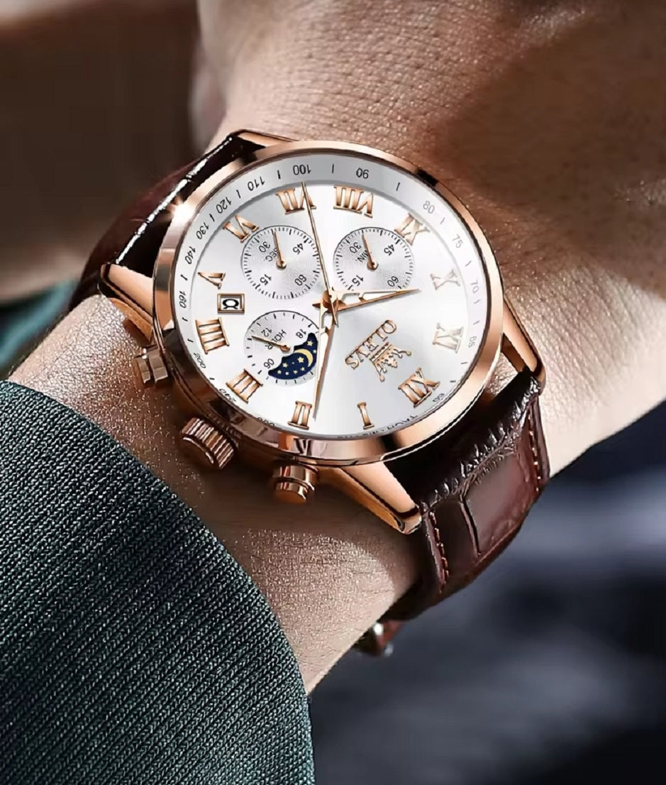 Reloj OLEVS 5529 CUERO