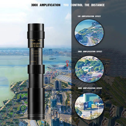 Telescopio Monocular 10-300x40mm