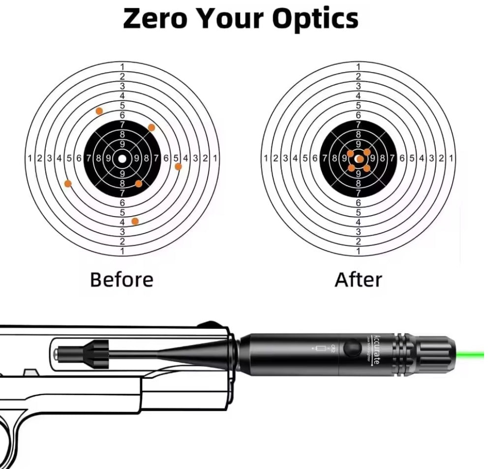 Colimador Láser Universal con 32 Adaptadores